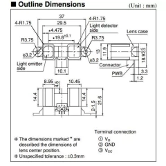 Sensor de Distância Infravermelho Sharp GP2YA02YK0F - RECICOMP - Componentes Eletrônicos, Arduino e Robótica