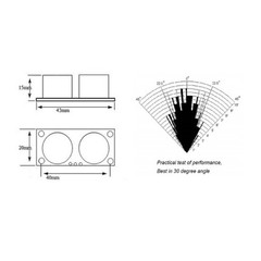 Sensor de Distância Ultrassônico HC-SR04 - RECICOMP - Componentes Eletrônicos, Arduino e Robótica