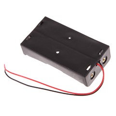 Suporte para 2 Baterias Li-Íon 18650 - loja online