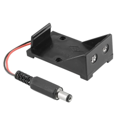 Suporte para Bateria 9V com Plug P4