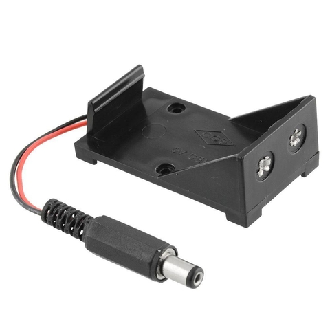 Suporte para Bateria 9V com Plug P4