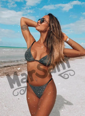 Corpiño Cami LUREX PLATA (Talles 85 al 105)