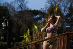 Corpiño SOL PALMERAS -reversible- (Talles 85 al 115) - comprar online