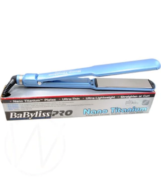 PLANCHA PROFESIONAL MARCA BABYLISS NANOTITANIUM 230°C PLACA ANCHA MODELO 9559 + ESTUCHE PARA GUARDADO/TRASLADO (BY) - TODOPELUQUERIAS