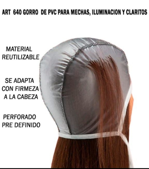 1 GORRO DE PVC PARA CLARITOS, ILUMINACION ó MECHAS MARCA DOMPEL MODELO 640 "LIQUIDACION"