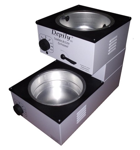 DEPILADOR * FUNDIDOR DE CERA CON FILTRO MODELO DEPILY 4000 DOBLE OLLA