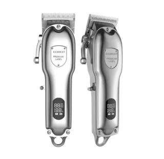 CORTADORA MARCA EVEREST LINEA PLATEADA * IDEAL BARBERIA