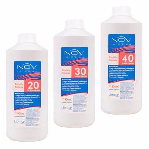 EMULSION OXIDANTE / CREMA OXIGENADA DE 30Vol MARCA NOV ó EPIC POR 900ml.