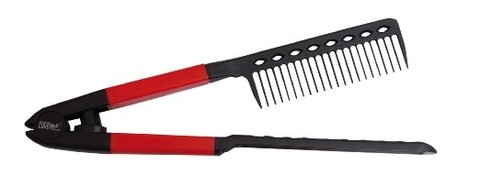 PEINE PLANCHITA DOBLE MARCA EUROSTIL MODELO 03262 * PARA ALISADO SHOCK QUERATINICO ETC