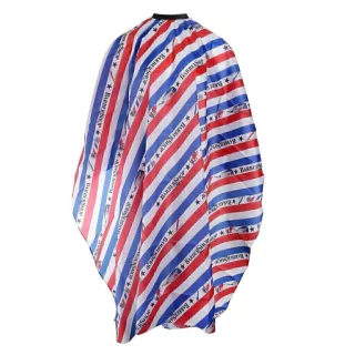 PEINADOR * CAPA DE CORTE DE TELA ESTAMPADA BARBERSHOP MODELO CLARO * Extra grande * TIRAS * Peluquerias 3438