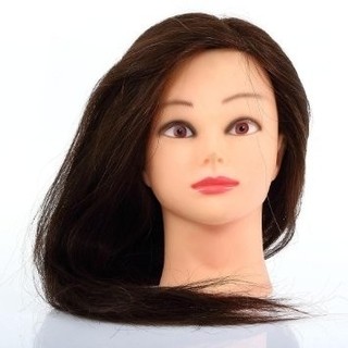 CABEZA DE PRACTICA MANIQUI CABELLO 70 % NATURAL Y 30 % SINTETICO * 70/30 en internet