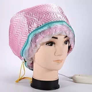GORRO ELECTRICO TERMICO PREMIUM ACOLCHADO CON 2 TEMPERATURAS PARA BAÑO DE CREMA ó SHOCK QUERATINA * REEMPLAZA AL VAPORIZADOR DE CASCO