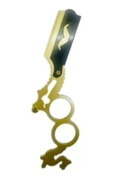 NAVAJA DOBLE OJAL COLA DE DRAGON MODELO MF03SHDJ CON FILO INTERCAMBIABLE PARA PELUQUERIA ó BARBERIA * USA FILOS TIPO GILLETTE en internet