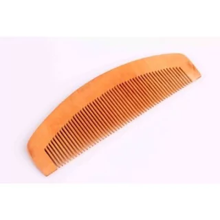 PEINE PROFESIONAL ANTIFRIZZ CHICO DE MADERA DE BAMBU PARA BARBA Y BIGOTE - tienda online