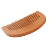 PEINE PROFESIONAL ANTIFRIZZ CHICO DE MADERA DE BAMBU PARA BARBA Y BIGOTE