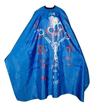 CAPA * PEINADOR MODELO BARBERSHOP HAIR SALON CON GANCHOS MF01 MFWB-25