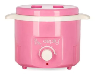 DEPILADOR * FUNDIDOR DE CERA MARCA DEPILY CON REGULACION DE TEMPERATURA MODELO PEMIUN PARA 800 grs. DE CERA - comprar online