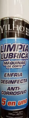 AEROSOL MARCA YILHO 5 EN 1 DESINFECTANTE + LUBRICANTE + REFRIGERANTE / ENFRIANTE + LIMPIADOR + PREVIENE EL OXIDO PARA CUCHILLAS * PELUQUERIA BARBERIA - TODOPELUQUERIAS
