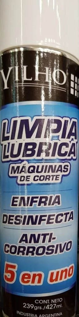 AEROSOL MARCA YILHO 5 EN 1 DESINFECTANTE + LUBRICANTE + REFRIGERANTE / ENFRIANTE + LIMPIADOR + PREVIENE EL OXIDO PARA CUCHILLAS * PELUQUERIA BARBERIA - TODOPELUQUERIAS