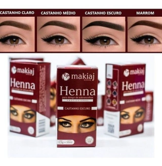 HENNA TINTE PERFILADOR PARA CEJAS MARCA MAKIAJ (BRASIL) VARIOS TONOS * PARA VARIOS SERVICIOS (CH) - comprar online