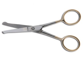 TIJERA MARCA MOZKU ó STYLE.CUT DE CORTE PUNTA ROMA DE 4 PULGADAS (10,5 cm) MODELO 897 * PARA NARIZ, OREJAS ó PELUQUERIA CANINA (SA)