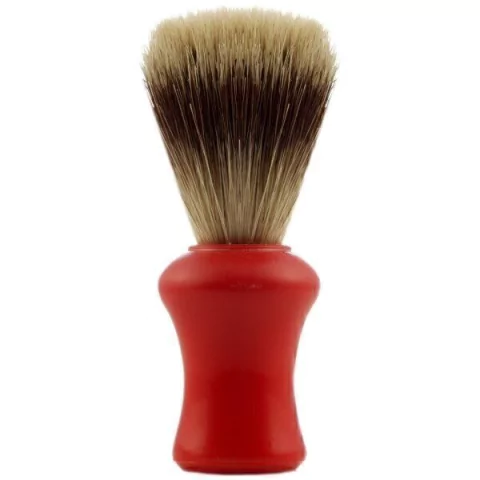 BROCHA PARA AFEITAR ECONOMICA CON MANGO DE PLASTICO ó MADERA DE VARIOS COLORES A ELECCION MODELO HS056 (CH)