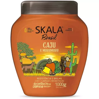 BAÑO DE CREMA / NUTRICION MARCA SKALA CAJU E MURUMURU * POTE DE 1000 grs.