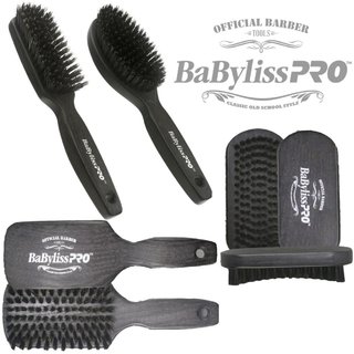 Cepillo de Madera oval de Cerdas Naturales Marca BABYLISS para Barbero * Modelo BABMBPB1 - tienda online
