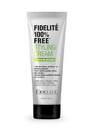 CREMA DE PEINAR FREE PARABENOS, SULFATOS MARCA FIDELITE POR 230 ml.