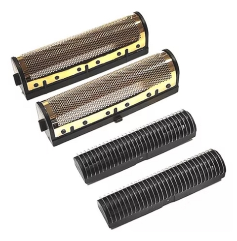 REPUESTO SHAVER 2 LAMINAS + 2 CUCHILLAS GENERICAS PARA AFEITADORA ANDIS PROFOIL / KEMEI 3383 / SHAVER VIGGO VOLT