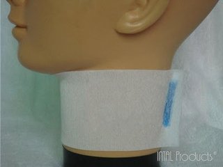 5 ROLLOS PAPEL PROTECTOR CUELLO BLANCO POR 500 SERVICIOS GENERICOS * BARBERIA PELUQUERIA TINTURA