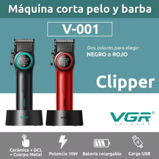 CORTADORA PROFESIONAL RECARGABLE CABLE USB MARCA VGR MODELO V001