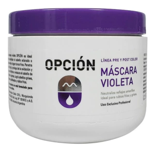 MASCARA MATIZADOR VIOLETA MARCA OPCION POR 300 ml.