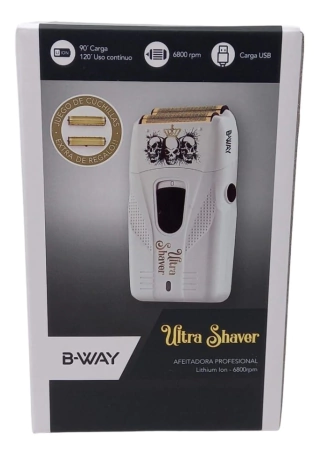 AFEITADORA PROFESIONAL INALAMBRICA MARCA B-WAY MODELO ULTRA SHAVER - tienda online