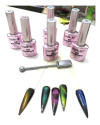 ESMALTE SEMIPERMANENTE DE UÑAS MARCA CHARM LIMIT OJO DE GATO 9 D POR 10ml * Para secado con Cabina UV/LED SEMIPERMANENTE (CH)