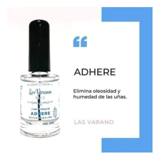ADHERE * ELIMINA LA OLEOSIDAD Y HUMEDAD MARCA LAS VARANO POR 11 ml. * AD11