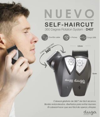 CORTADORA MINI RECARGABLE MARCA DUGA MODELO D407