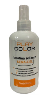 GEL DE KERATINA SELLANTE NATURAL VEGANO POR 250 ml. MARCA PLAY COLOR LINEA KERA-CEL * KERACEL * BOTOX