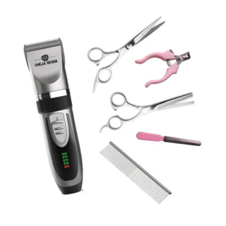 KIT CORTADORA RECARGABLE CON CUCHILLA Y VELOCIDAD REGULABLE MARCA OVEJA NEGRA MODELO DC3900 + KIT DE MANTENIMIENTO * SIMIL ZPDZ LILI Modelo ZP-295