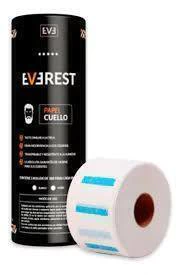 5 ROLLOS PAPEL PROTECTOR CUELLO BLANCO POR 500 SERVICIOS MARCA EVEREST - tienda online