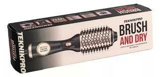 CEPILLO MODELADOR SECADOR ALISADOR MARCA TEKNIKPRO MODELO BRUSH AND DRY