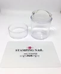 SELLO REDONDO CON LUPA PARA PLACA STAMPING DECORACION DE UÑAS