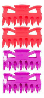 4 BROCHES / SEPARADORES DE PELO MARCA EUROSTIL 50099