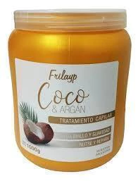 BAÑO DE CREMA COCO Y ARGAN MARCA FRILAYP POR 1000 Grs