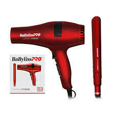 SET PLANCHA + SECADOR MARCA BABYLISS MODELO CERAMIX XTREME