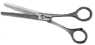 TIJERA DE PULIR DE 5,5 PULGADAS MARCA VANTA MODELO PREMIUM 12-55 DE ACERO SATINADO 38 DIENTES