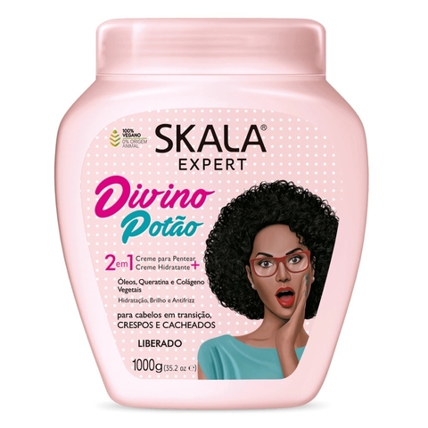 BAÑO DE CREMA / NUTRICION MARCA SKALA DIVINO POTAO VEGANO * POTE DE 1000 grs.