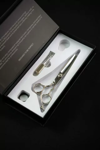 TIJERA V-113 DE 6" MARCA VIGGO PRIME DE PULIR ACERO 440C + ESTUCHE - comprar online