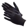20 GUANTES GRUESOS NEGROS DE LATEX REFORZADOS PARA PELUQUERIA / TATUAJES POR 10 PARES - TODOPELUQUERIAS