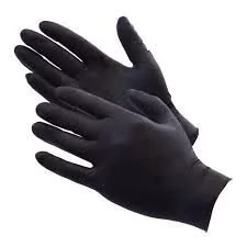 20 GUANTES GRUESOS NEGROS DE LATEX REFORZADOS PARA PELUQUERIA / TATUAJES POR 10 PARES - TODOPELUQUERIAS